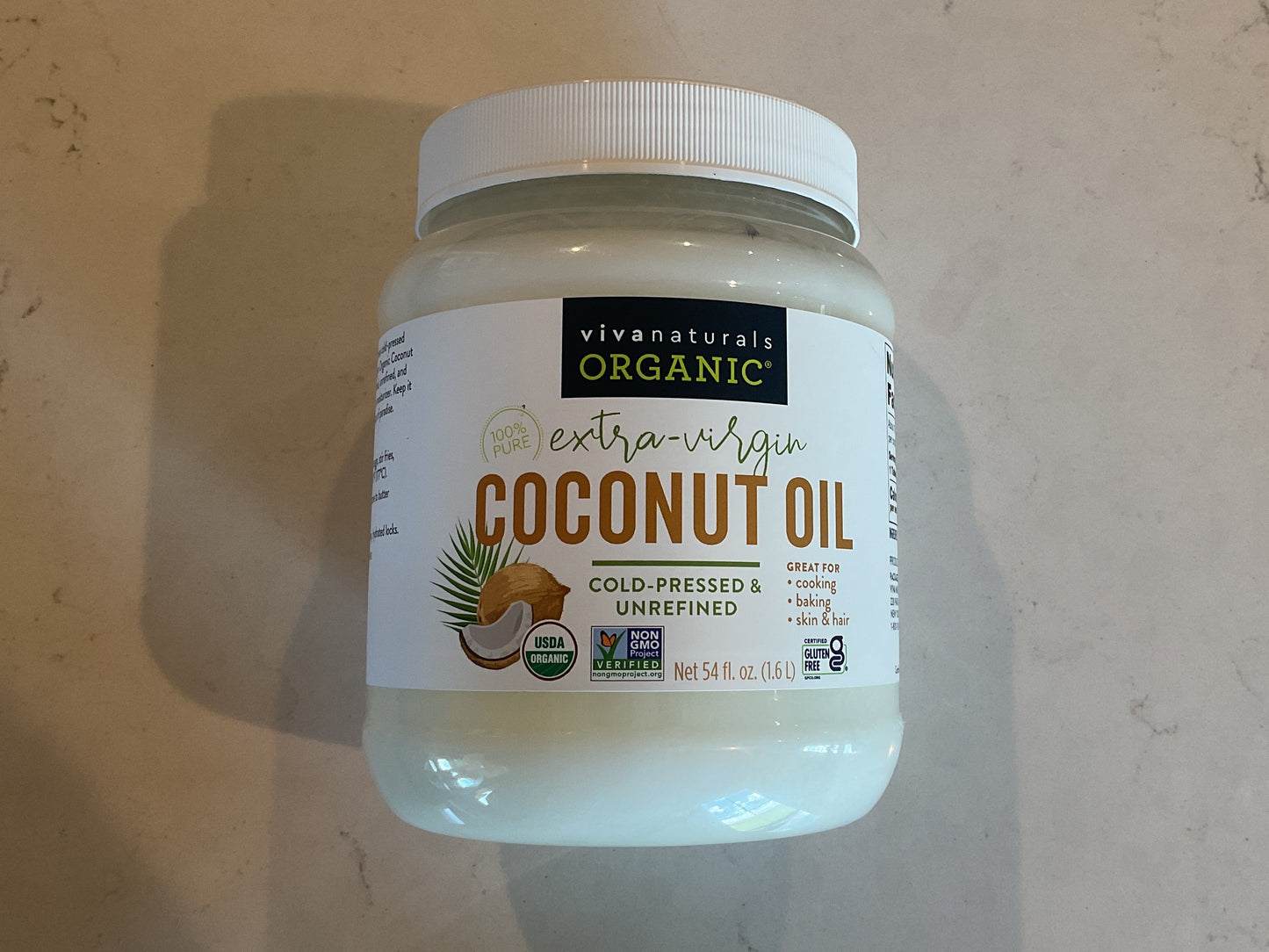 Vivanaturals Coconut Oil 54oz