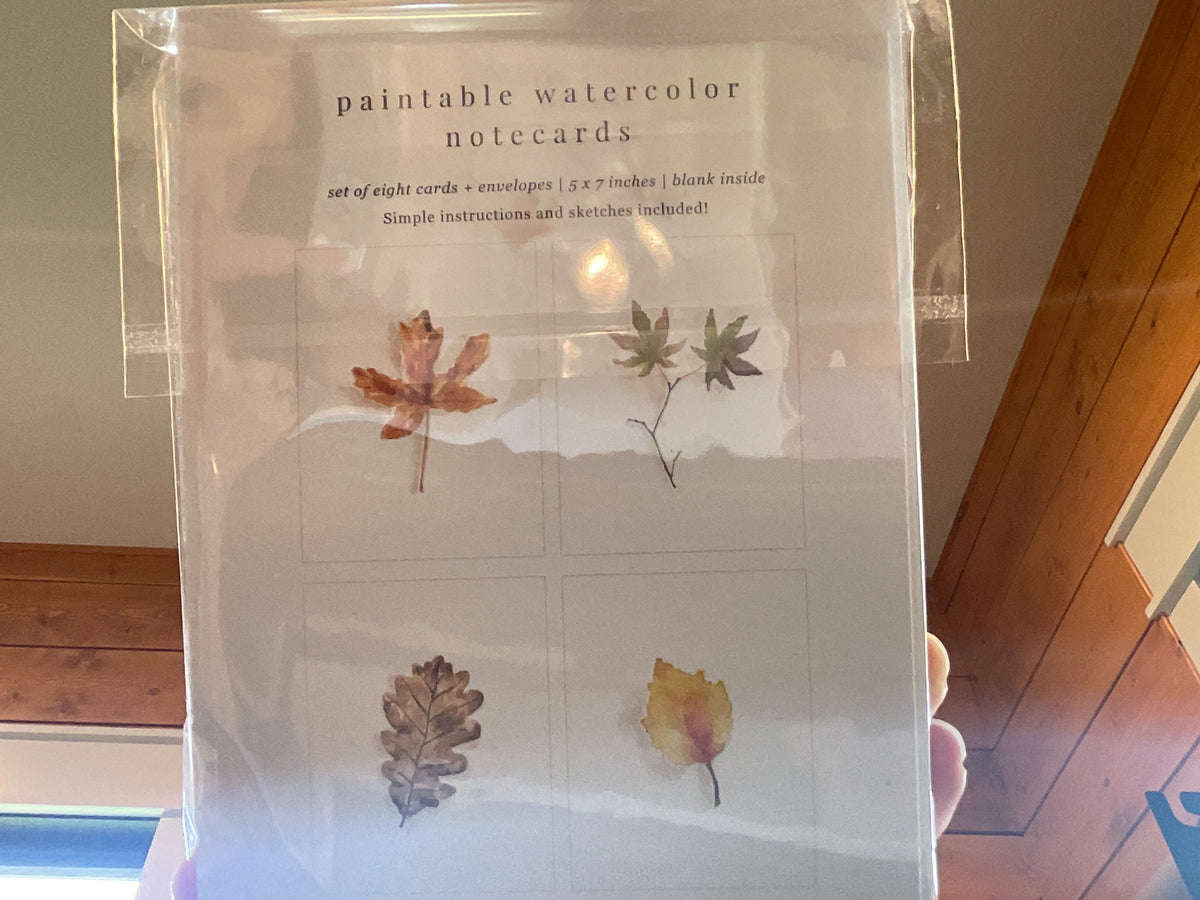 Paintable Watercolor Notecards