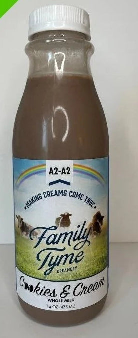 PRE-ORDER: Family Tyme Creamery Cookies and Cream 16 OZ.