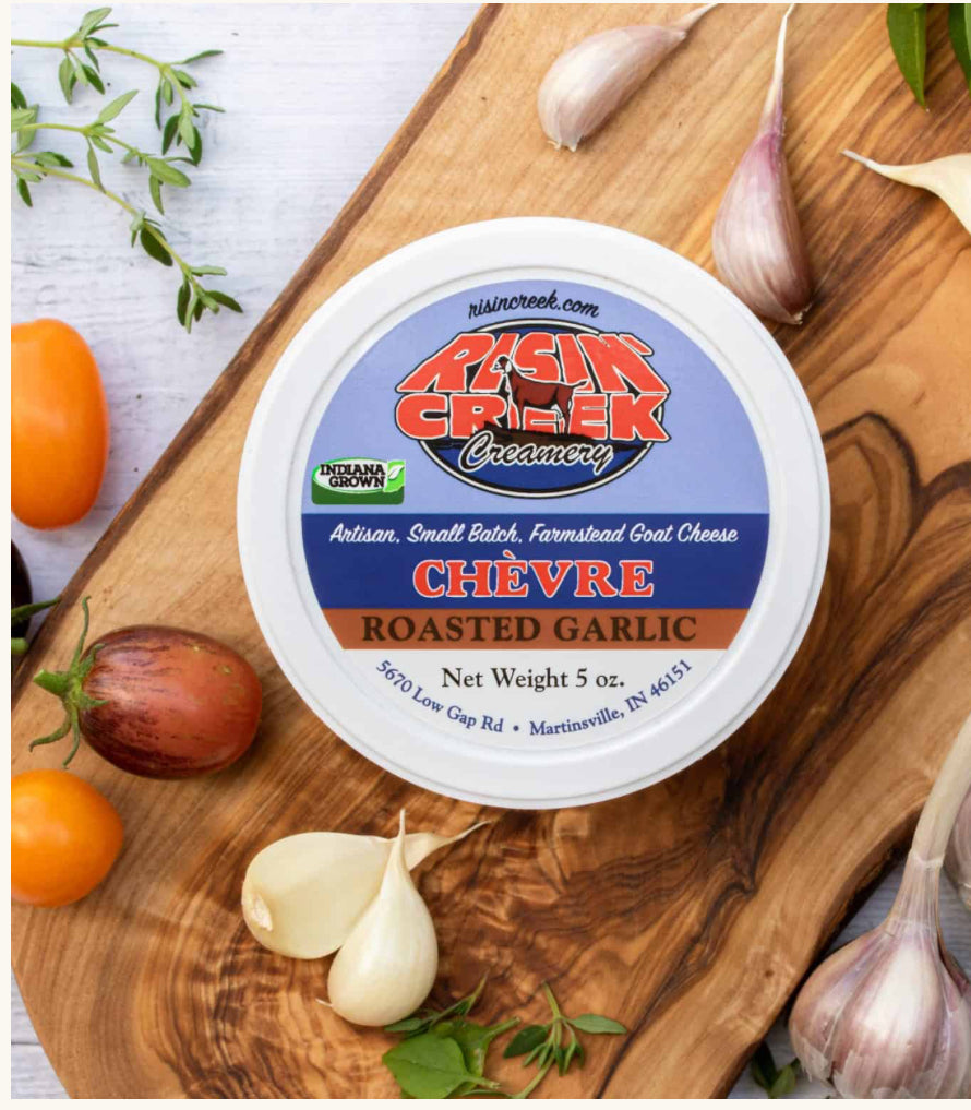 Chèvre Goat Cheese-Roasted Garlic