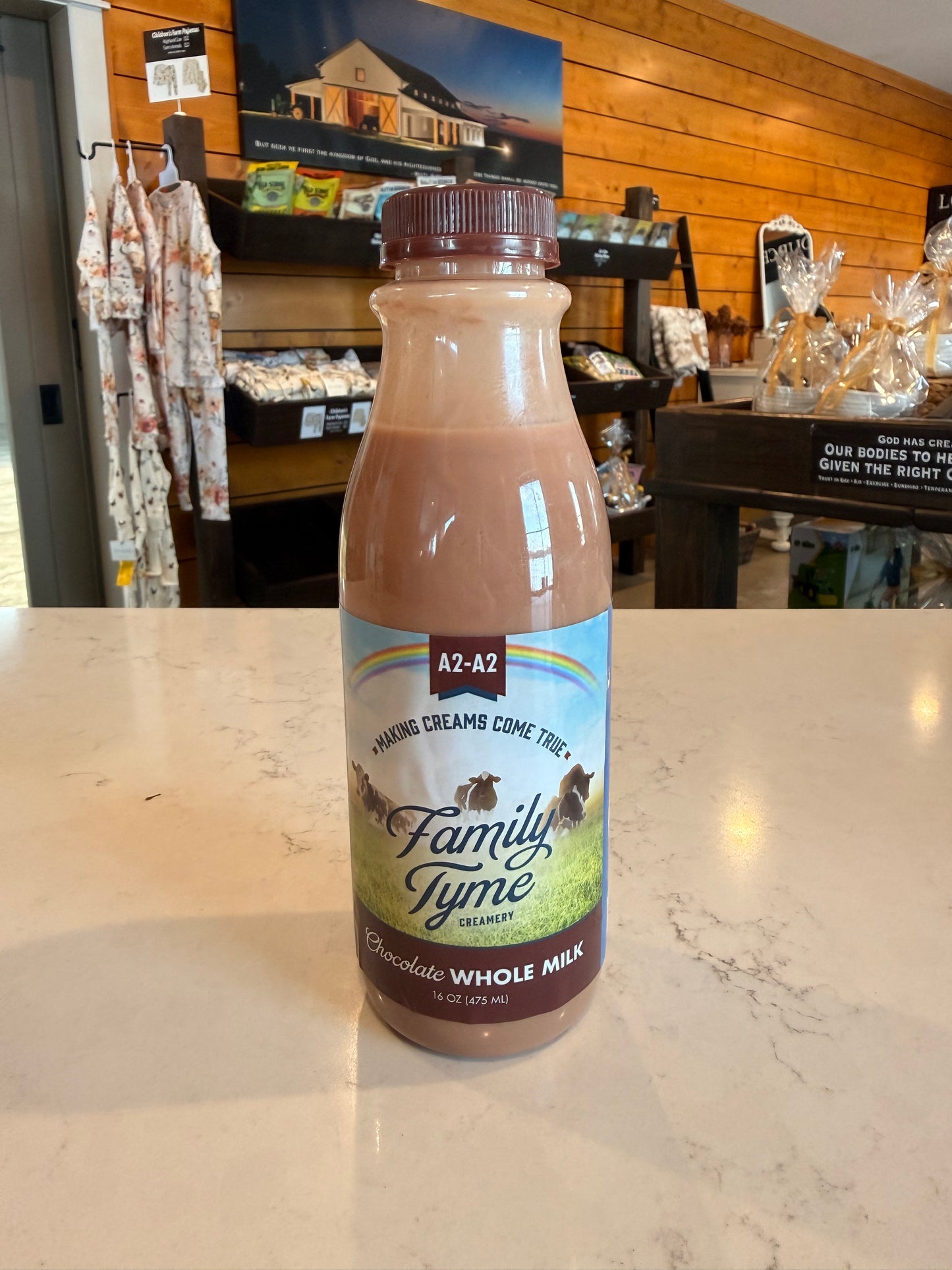 PRE-ORDER: Family Tyme Creamery Chocolate Milk 16 OZ.
