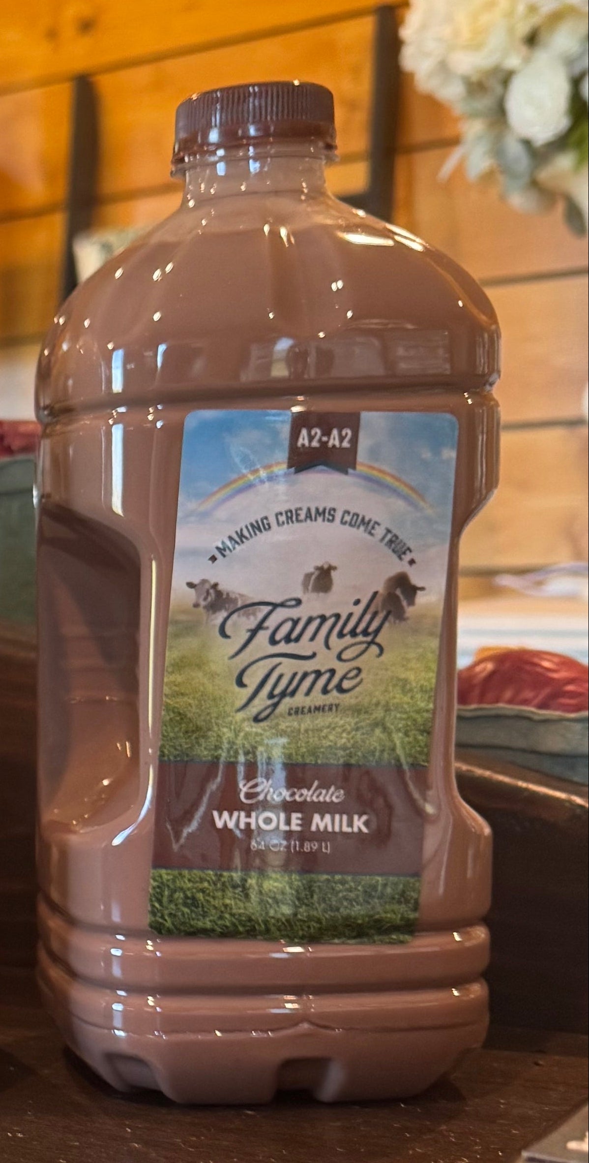 PRE-ORDER: Family Tyme Creamery Chocolate Milk 64 OZ