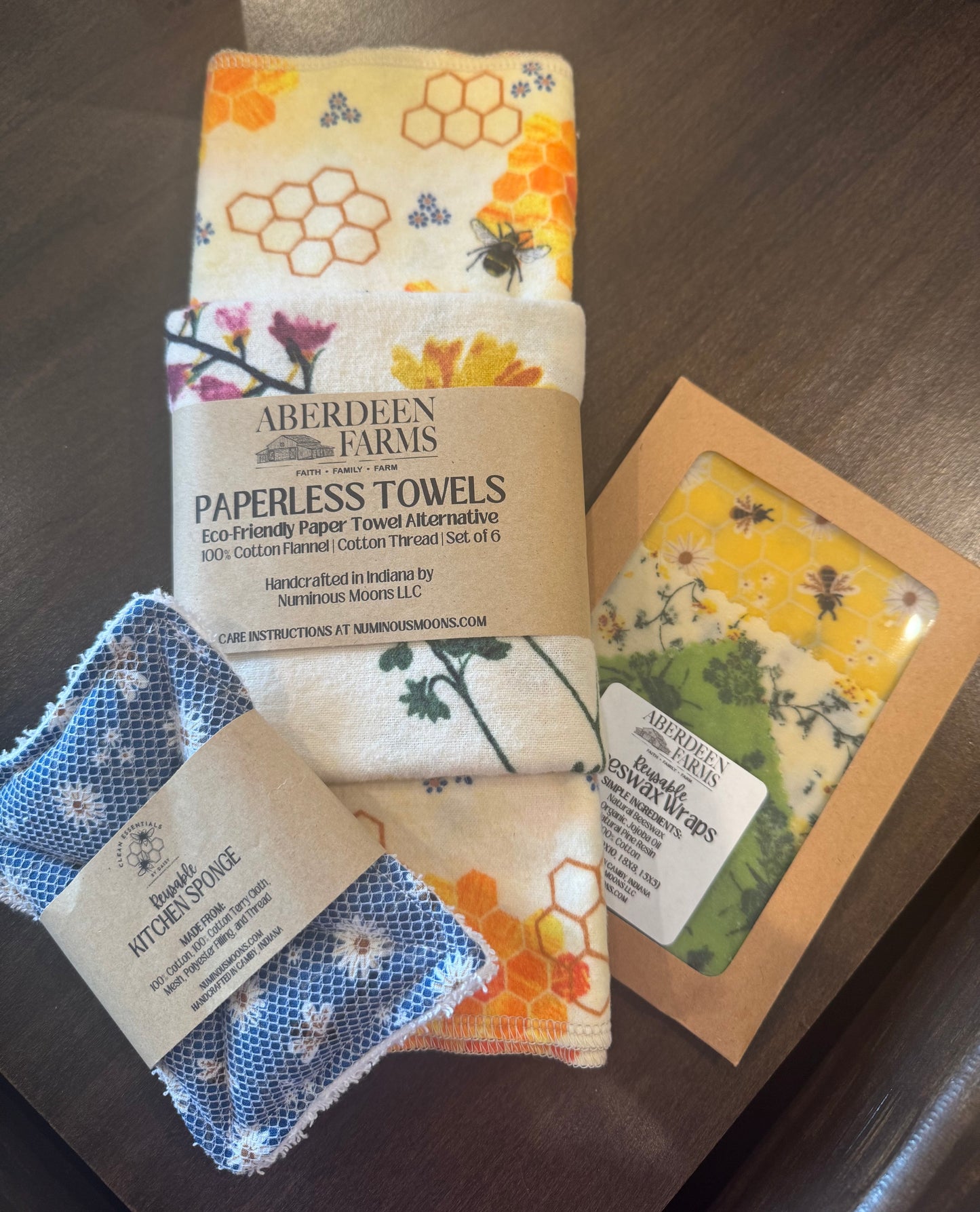 Clean Essentials by Daisy - Beeswax Wraps (3-pack)