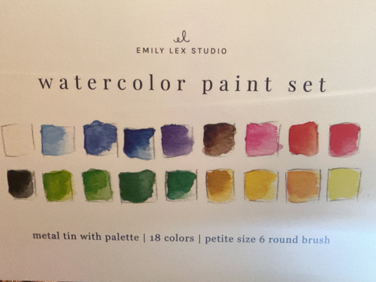Watercolor Paint Set