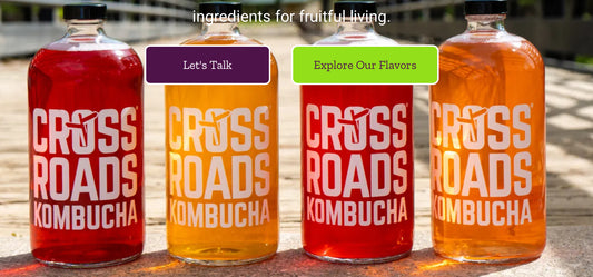 Cross Roads Kombucha~Grape Lavender