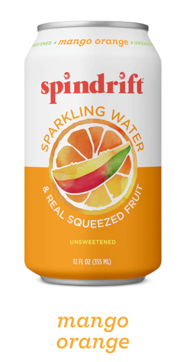 Spindrift Sparking Water-Mango