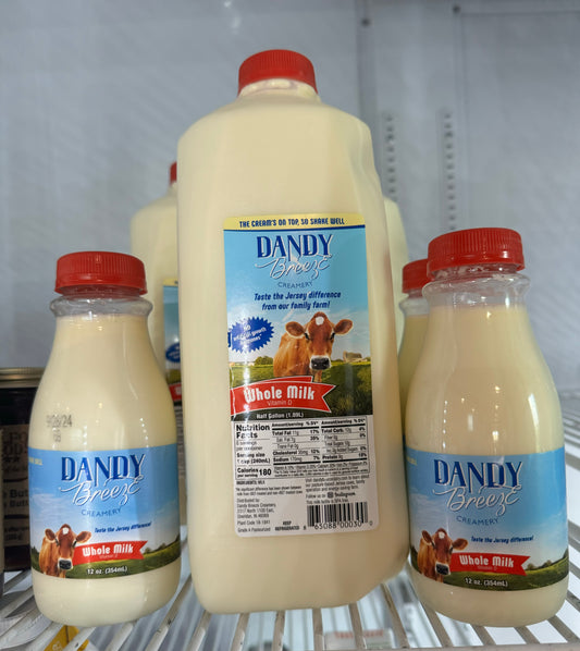 Dandy Breeze Whole Milk 1/2 Gallon