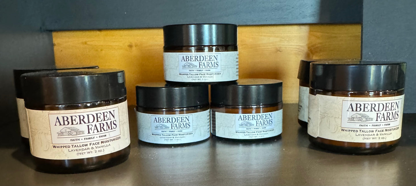 Aberdeen Farms Whipped Tallow Facial Moisturizer-1 oz