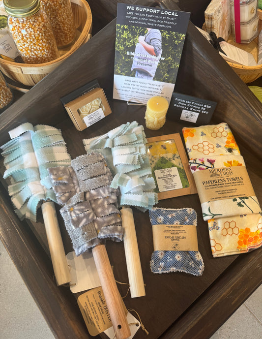 Clean Essentials By Daisy~Small 100% Beeswax Pillars
